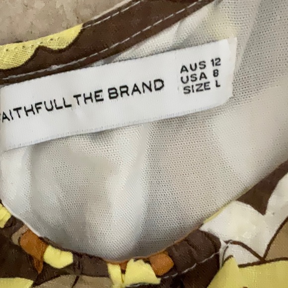 FAITHFULL THE BRAND - SZ 8 - Trapani Maxi Dress Onassis Print - Picture 5 of 6